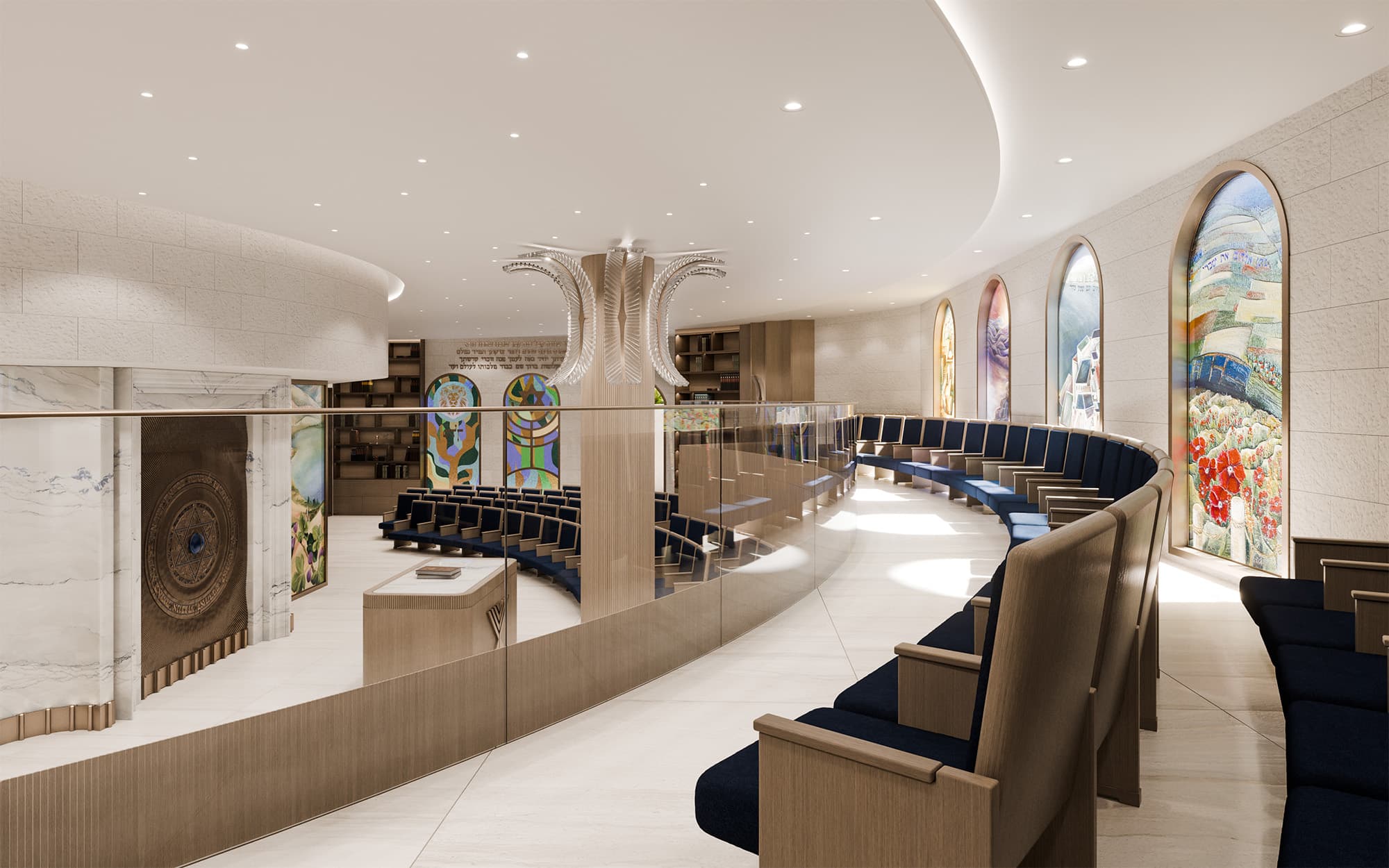 The Shul Side View