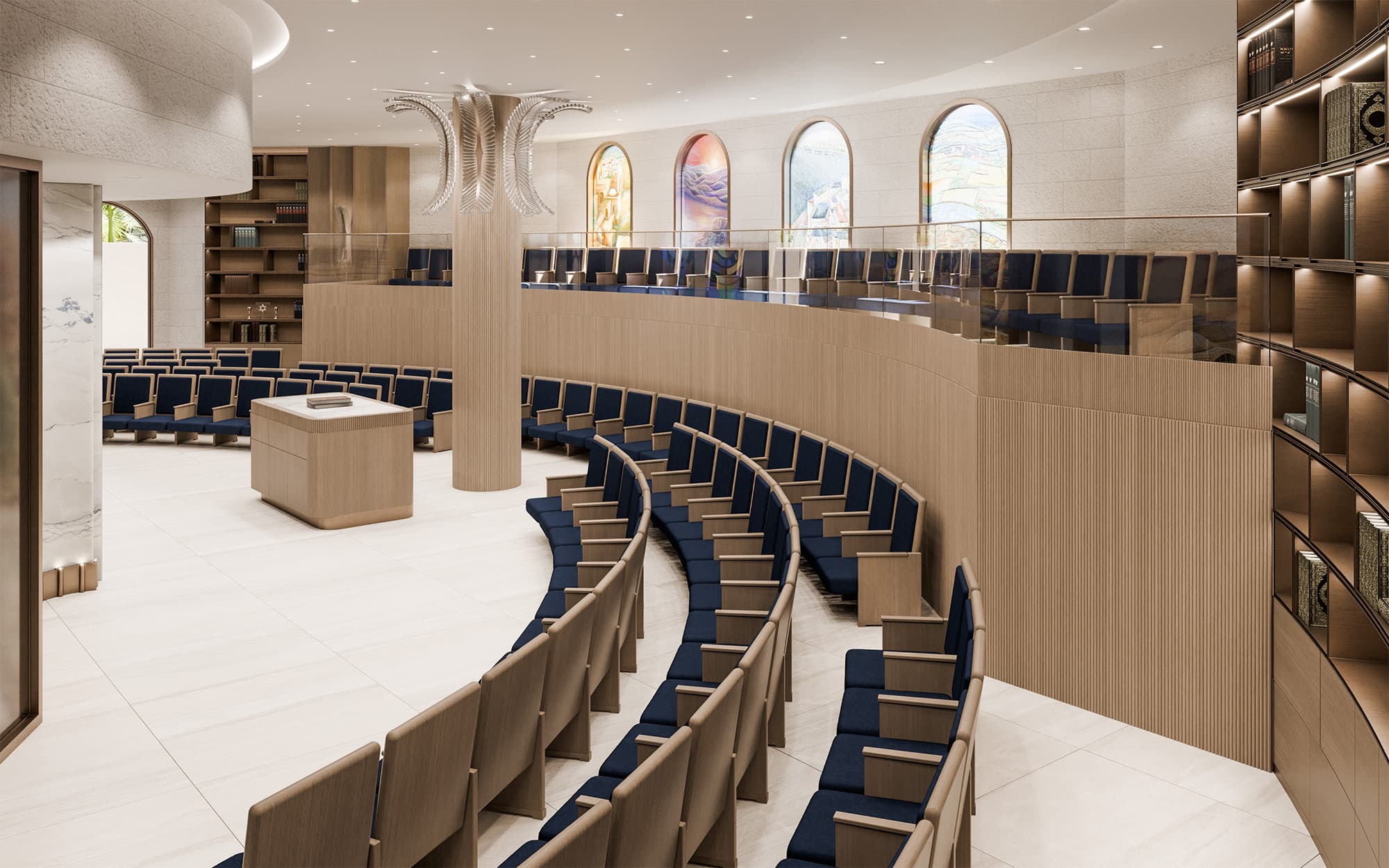 The Shul Side Entrance View