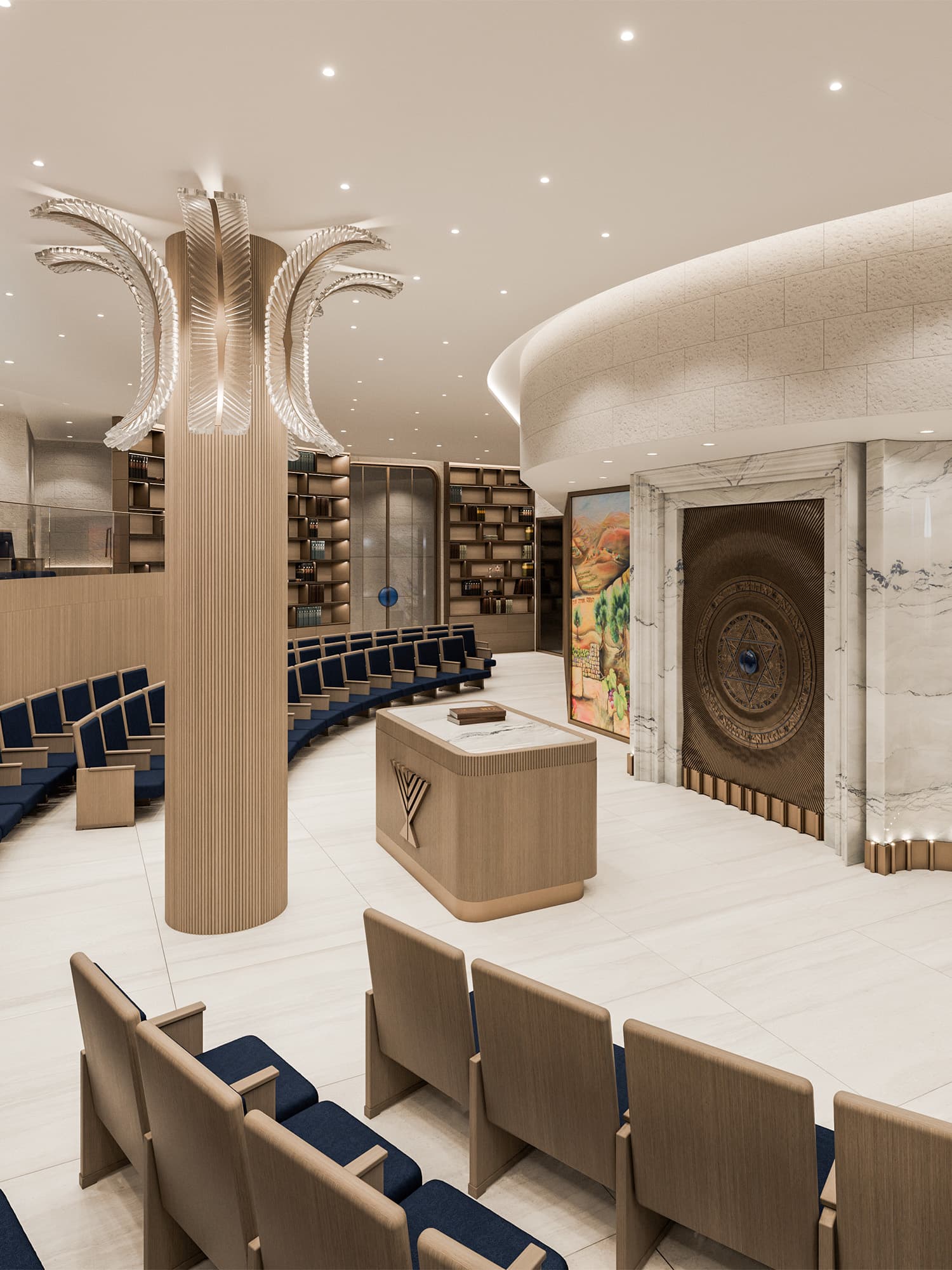 The Shul Podium View