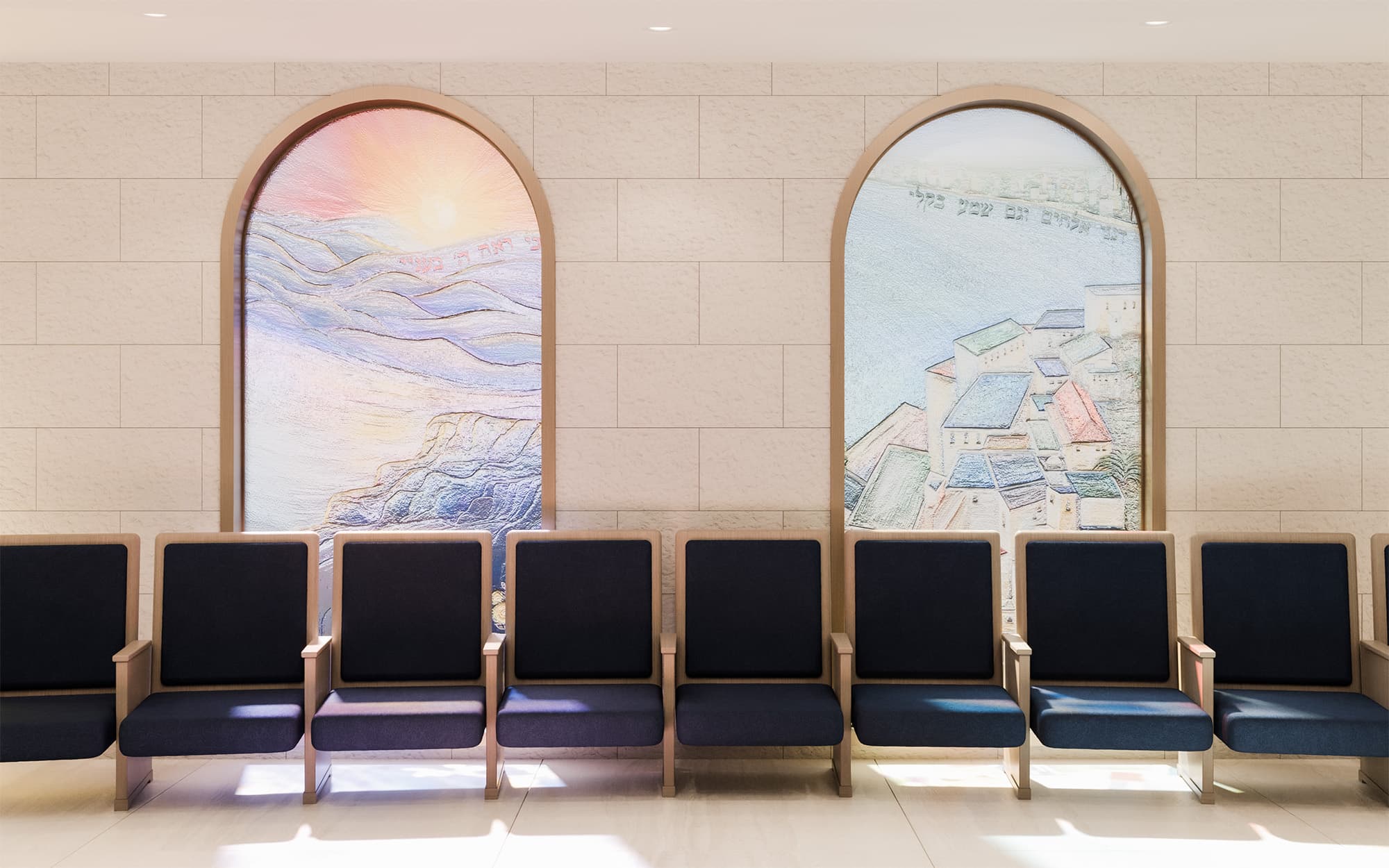 The Shul Window View